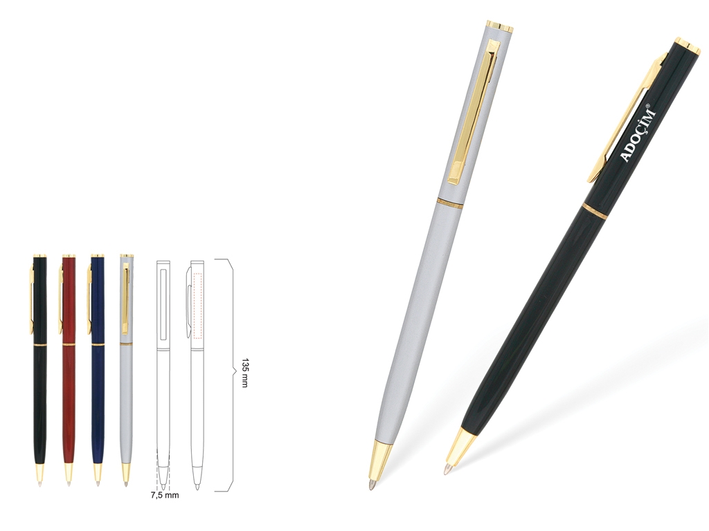 Metal Tükenmez Kalem 